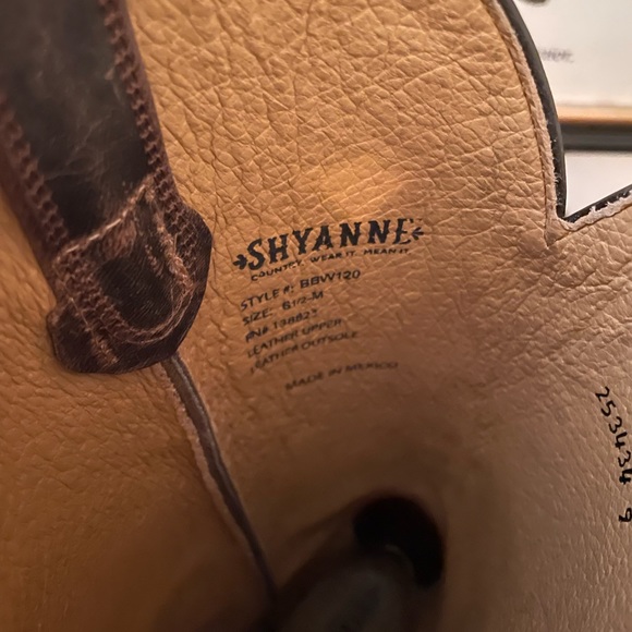 SHYANNE WOMEN'S CHARLENE TALL WESTERN BOOTS - SNIP TOE - Picture 8 of 11